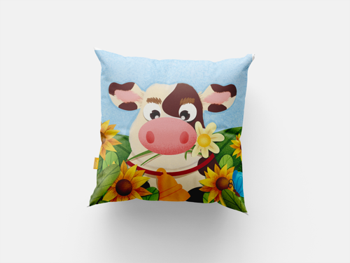 Immagine di Cuscino Mucca