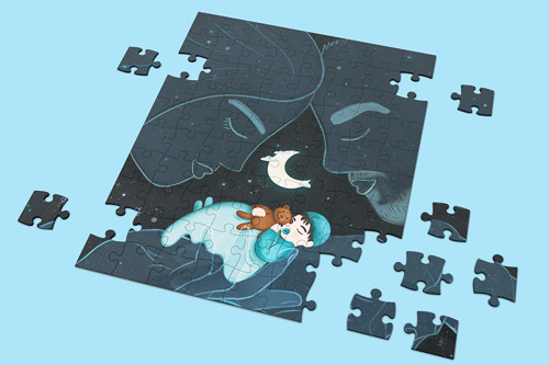 Immagine di Puzzle amore A3