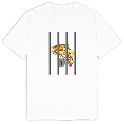 Immagine di T-Shirt Homme - pizza ananas prison 