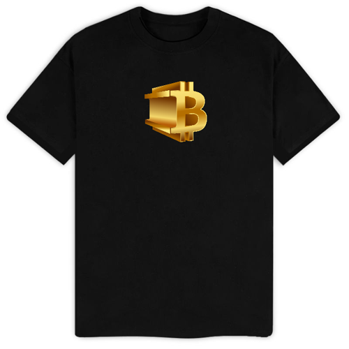 Immagine di Bitcoin - T-Shirt Uomo Cotone Organico Inspire E150 | B&C TU01B