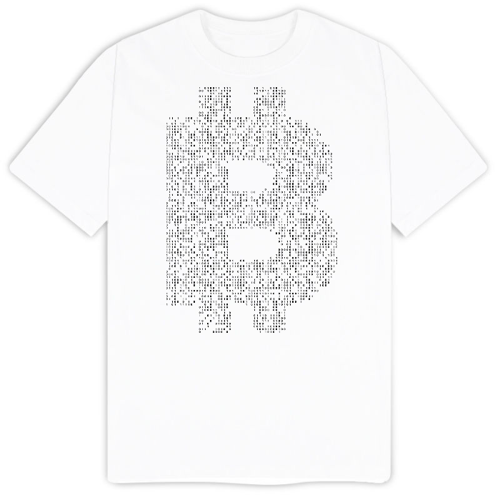 Immagine di Bitcoin - ART - T-Shirt Uomo Cotone Organico Inspire E150 | B&C TU01B