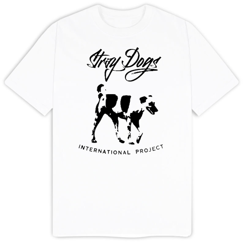 Immagine di T-shirt Stray Unisex White