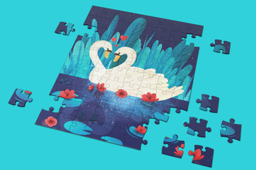 Immagine di LOVE - Puzzle A3