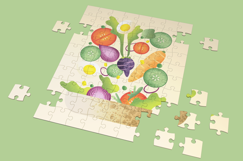 Immagine di INSALATA - Puzzle A3