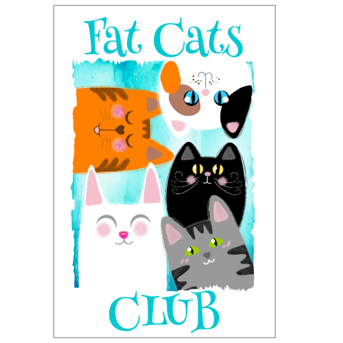 Immagine di Cartoline • FAT CATS • (6 pz)