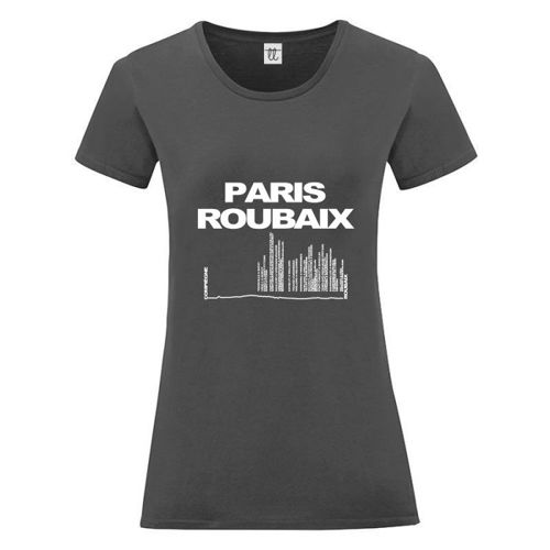 Immagine di T-Shirt Donna Cotone Organico Inspire E150 | B&C TW02B-PARIGI ROUBAIX bianca
