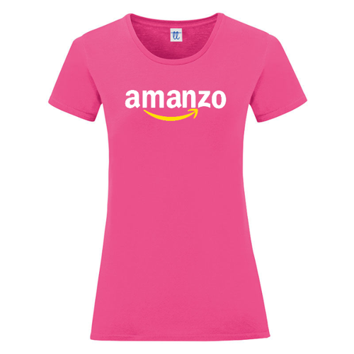 Immagine di Amanzo - T-Shirt Donna Cotone Organico Inspire E150 | B&C TW02B