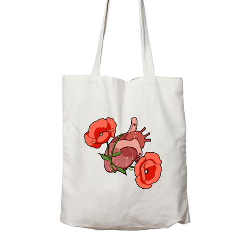 Immagine di Papaveri Shopper in cotone, Organic Westford Mill W261
