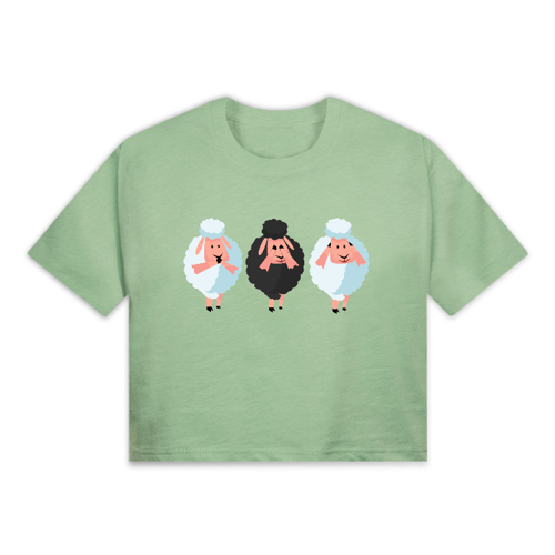 Immagine di T-Shirt Donna Crop Top +COLORI
