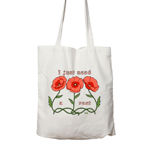 Immagine di "I justneed a rest" Shopper in cotone Organic Westford Mill W261