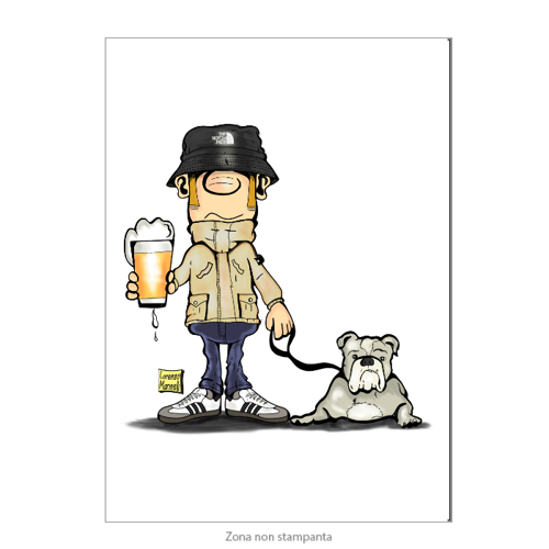 Immagine di best friend Poster A4