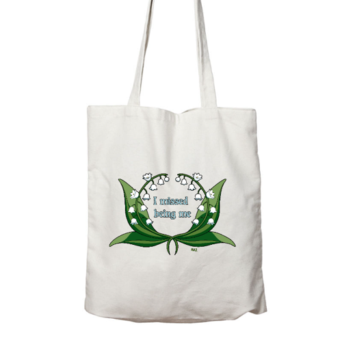 Immagine di "I missed being me" Shopper in cotone Organic Westford Mill W261