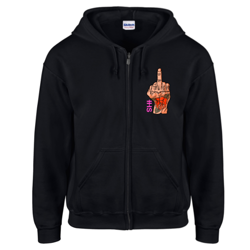 Immagine di FCKIHS-Felpa Uomo Cappuccio e Zip | Gildan GL18600