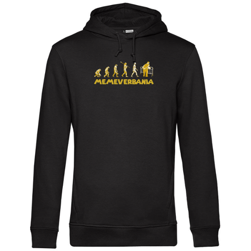 Immagine di Felpa Uomo Cappuccio Cotone Organico NERA