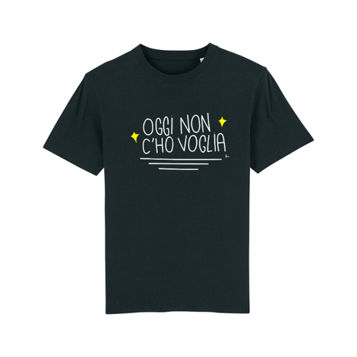 Immagine di " OGGI NON C'HO VOGLIA" / T-Shirt Unisex Cotone Organico Sparker | Stanley/Stella STTM559