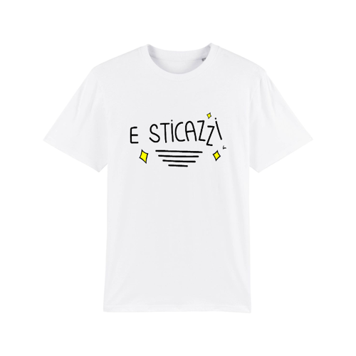 Immagine di " ESTICAZZI" - T-Shirt Unisex Cotone Organico Sparker | Stanley/Stella STTM559