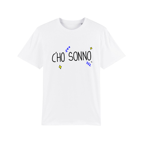 Immagine di " C'HO SONNO" T-Shirt Unisex Cotone Organico Sparker | Stanley/Stella STTM559