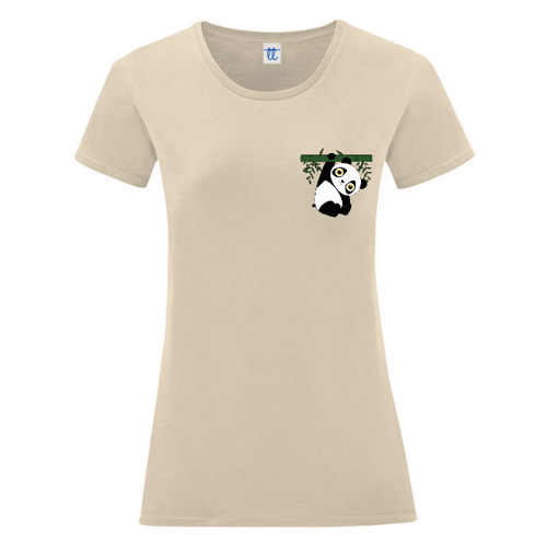 Immagine di T-Shirt Donna B&C Organic Dino appeso