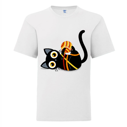 Immagine di T-Shirt Bambino B&C  Rone e il gomitolo