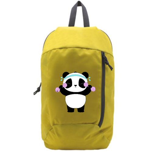 Immagine di Zainetto in poliestere Dino in palestra