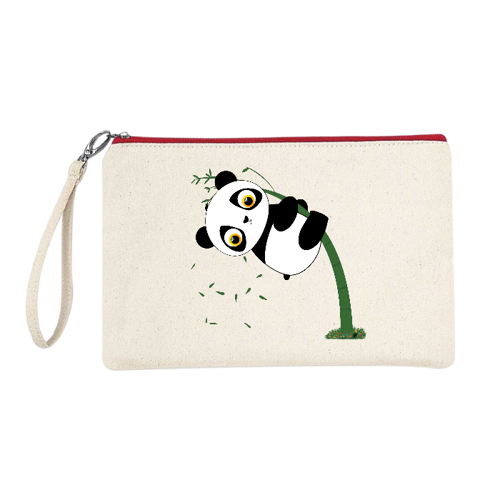 Immagine di Pochette/Astuccio 100% cotone Dino aggrappato