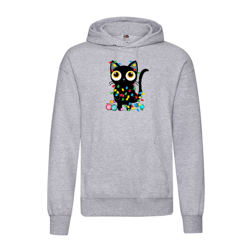 Immagine di Felpa unisex con cappuccio Rone e le luci di Natale