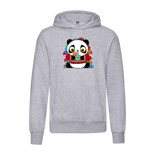 Immagine di Felpa unisex con cappuccio Dino e il Natale