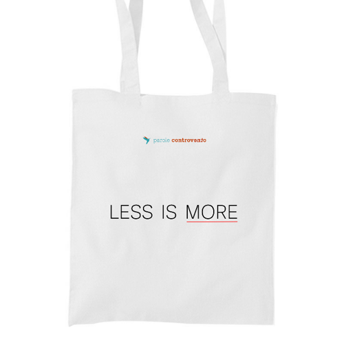 Immagine di Shopper in cotone - Less is More