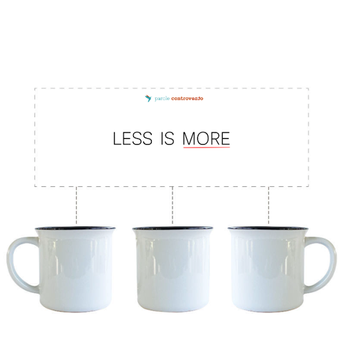 Immagine di Tazza Vintage-Less is more