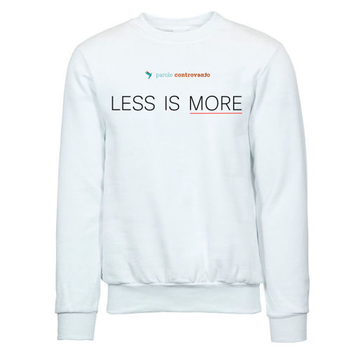 Immagine di Felpa Girocollo Uomo - Less is more