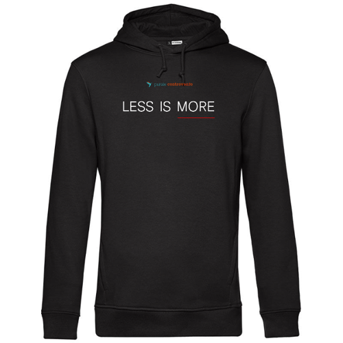 Immagine di Felpa Cappuccio Uomo - Less is More