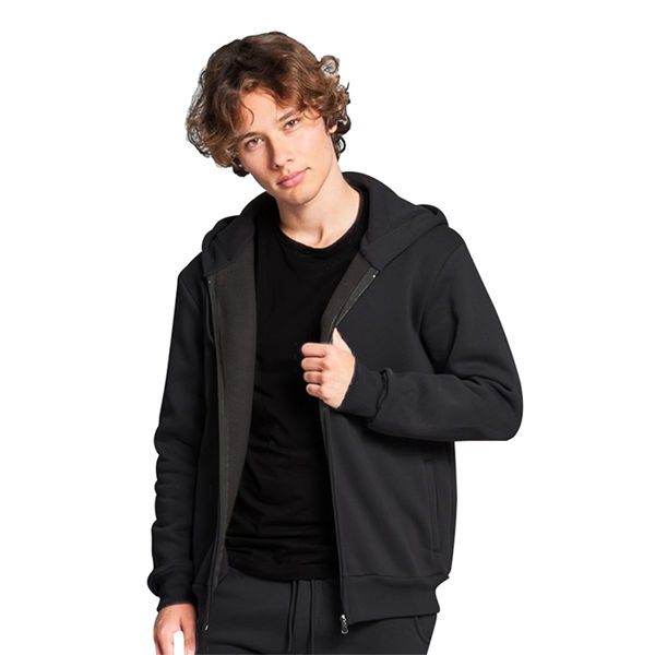 Picture of Soft Hooded Sweatshirt with Zip |  Vesti IT809T