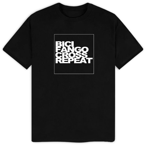 Immagine di Bici - Fango - Cross - Repeat - T-Shirt Uomo Cotone