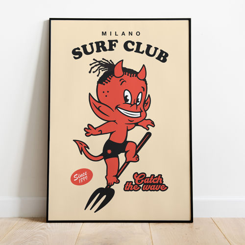 Immagine di POSTER - SURF CLUB MILANO