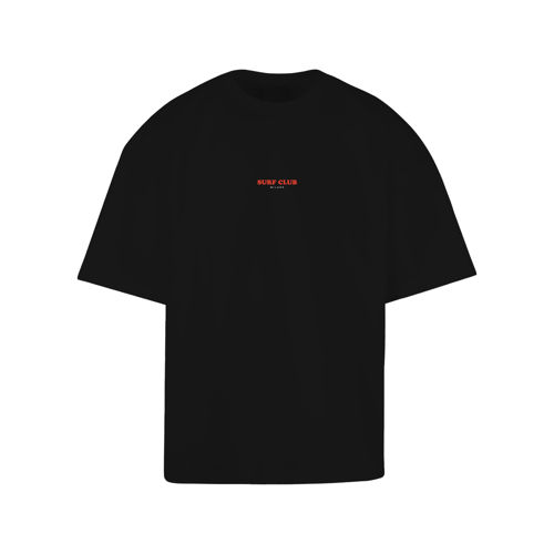 Immagine di OVERSIZE T-SHIRT- BLACK - SURF CLUB MILANO