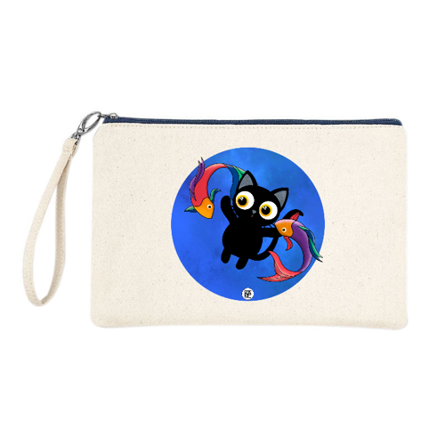 Immagine di Astuccio 100% cotone Pesci