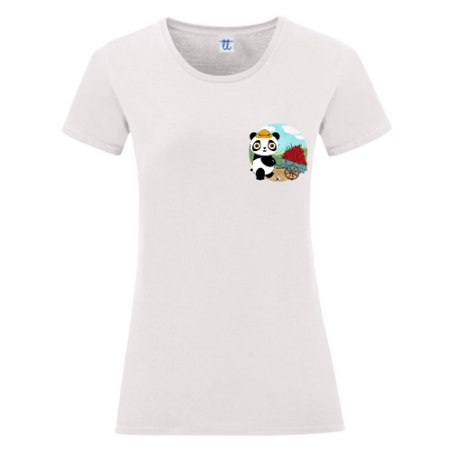 Immagine di T-Shirt Donna B&C Organic Dino- "chi semina amore raccoglie amore"