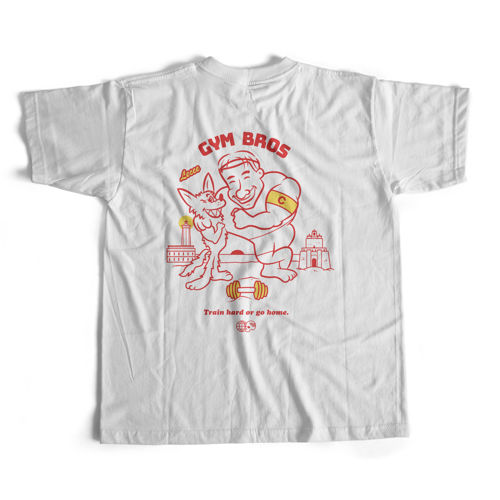 Immagine di GYM BROS - T-SHIRT - WHITE