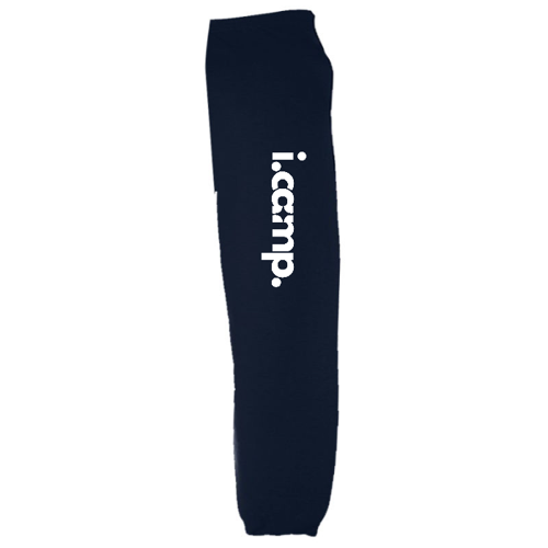 Immagine di Pantalone Unisex Felpato logo bianco