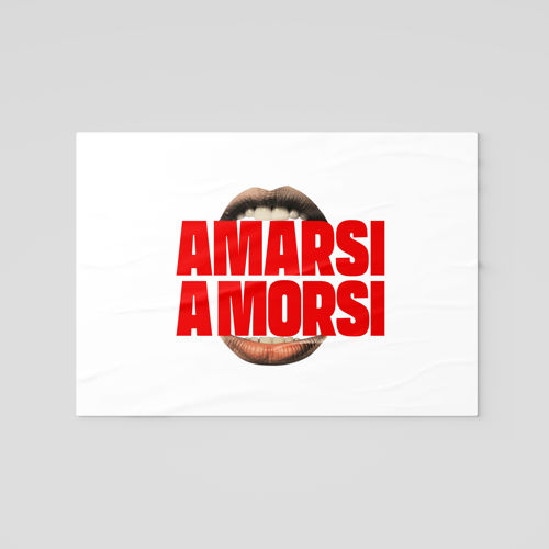 Immagine di Tovaglietta PVC AMARSI A MORSI