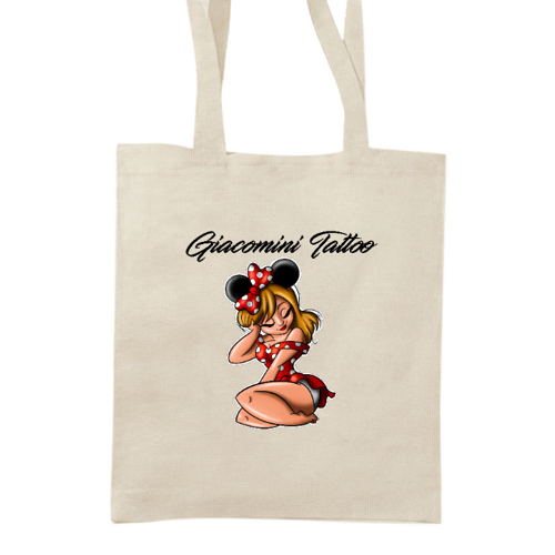Immagine di Shopper spessa in tela Giacomini Tattoo