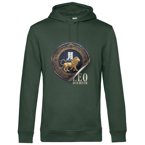 Immagine di Leo  - Unisex Cappuccio Cotone Organico