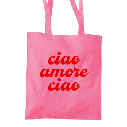 Immagine di Shopper in cotone Ciao amore ciao