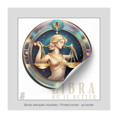 Immagine di BILANCIA ZODIACO -  Quadro su Telaio 60x60 cm