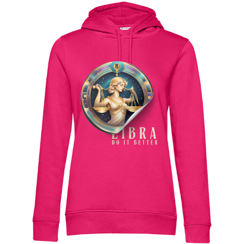 Immagine di TORO  ZODIACO -  Felpa Donna Cappuccio Cotone Organico 