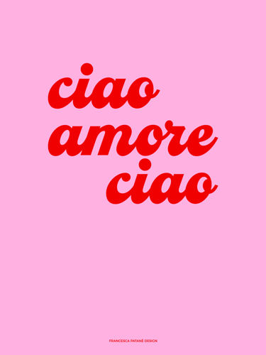 Immagine di Ciao amore ciao - handlettering