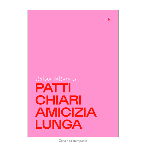 Immagine di Poster PATTI CHIARI AMICIZIA LUNGA (50x70 cm)