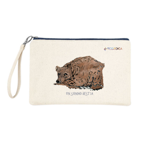 Immagine di Un sonno bestia  - orso Astuccio 100% cotone Canvas