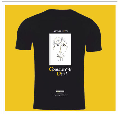 Immagine di T-Shirt Uomo COMMU VOLI DIU nera