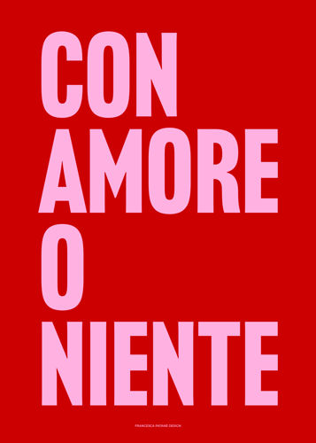 Immagine di Con amore o niente - pink